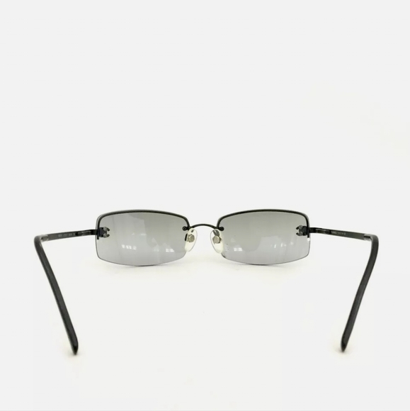 CHANEL RHINESTONE CC LOGO BLACK SUNGLASSES/P0788. - Picture 5 of 10